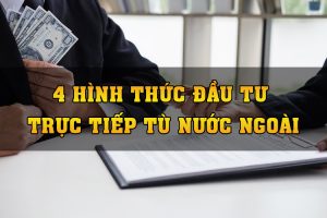 4 hình thức đầu tư trục tiếp từ nước ngoài